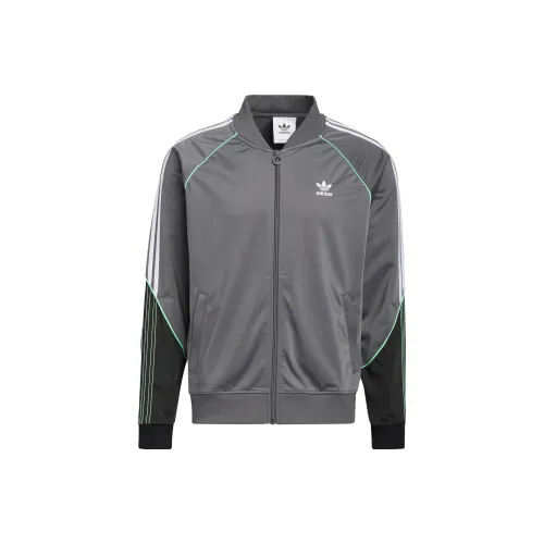 Adidas Originals TRICOT SST TRACK Jackets Men Gray