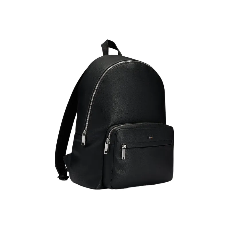 HUGO BOSS Polyurethane Polyester Backpack Regular Men's Black-1