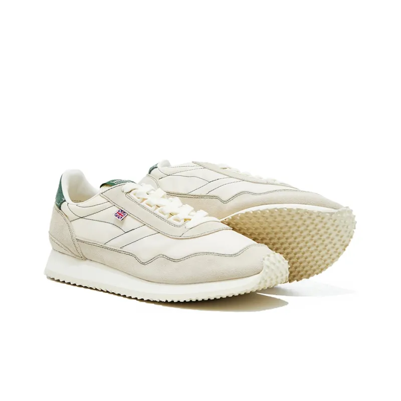 Norman Walsh Lightweight Wear resistant And Non slip Low Top Running Shoes Unisex Beige Green-1
