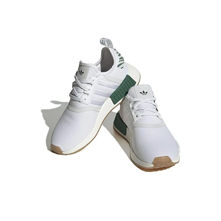 Adidas Nmd R1 White Dark Green Women's-2