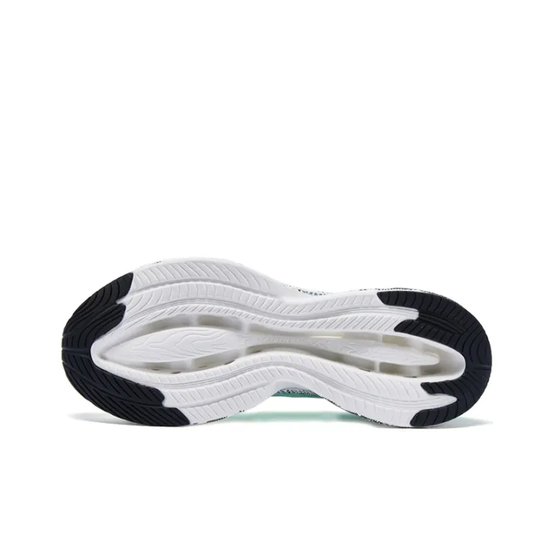 XTEP Shock Absorption Spinning 10.0 Anti-Slip Wear-Resistant Low-Top Running Shoes Men's White Green-4