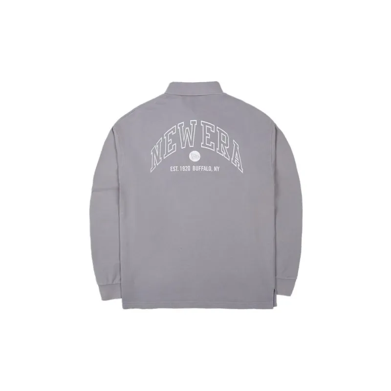 New Era Polo Shirts Unisex Gray-1