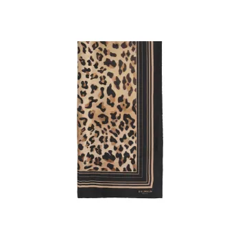 BALMAIN Silk Scarf Women's Brown