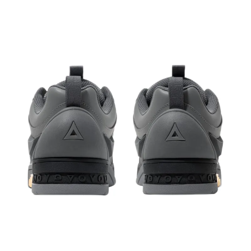 TheOriginAttribute Low Top Skateboard Shoes Unisex Point Stone Gray-3