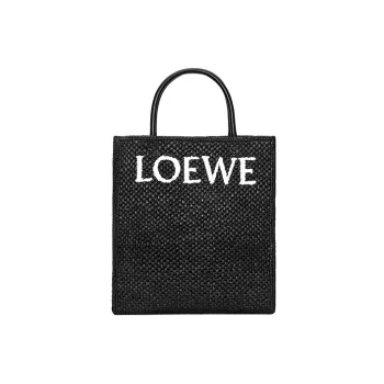LOEWE Plant Material Tote Bag, Shopping Bag, Shoulder Bag, Crossbody Bag, Handbag Regular Women's Black