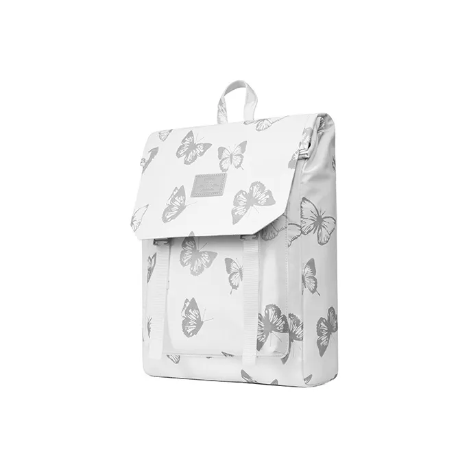 MR.ACE HOMME Polyester Reflective Butterfly Casual Backpack Laptop Bag In Trendy And Cool Style Regular Women's White-6