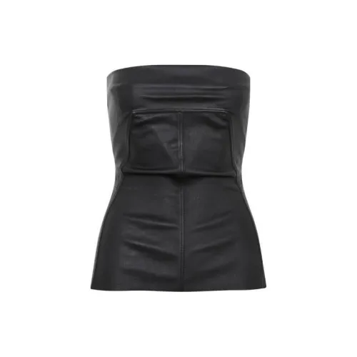 RICK OWENS Strapless Tops Women's Black