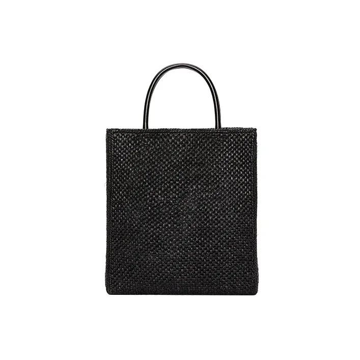 LOEWE Plant Material Tote Bag, Shopping Bag, Shoulder Bag, Crossbody Bag, Handbag Regular Women's Black-3