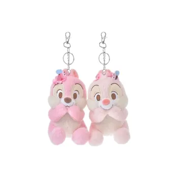 Disney Sakura Chip 'N Dale Compatible For Above 3 Years Old Audience Dolls Plush Pendant 12cm High Shanghai Disney