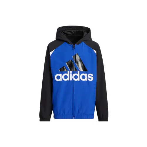 Adidas Jackets Men Semi-Gloss Blue/Black