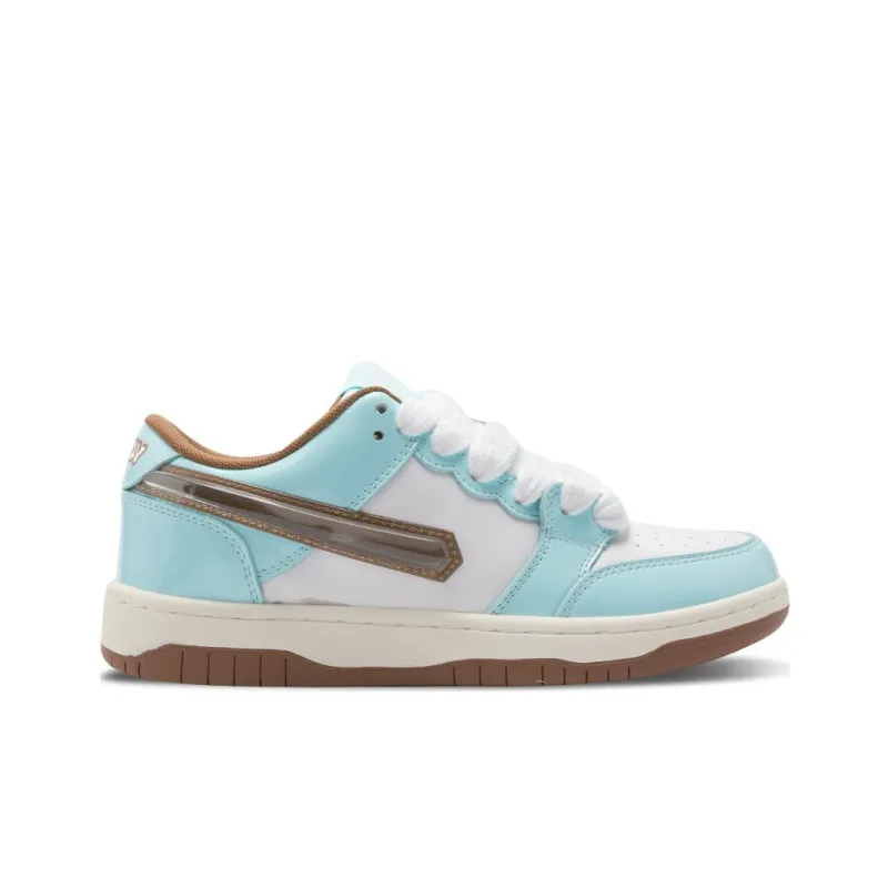 Vandy The Pink Cola Burger Shoes ComplexCon Low Top Stylish Skateboarding Shoes Unisex White Blue Special Shoe Box-2