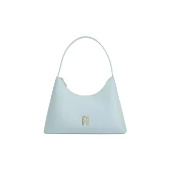 Furla Diamante Cow Leather Shoulder Bag Handbag Shoulder Bag Women's Mint Blue