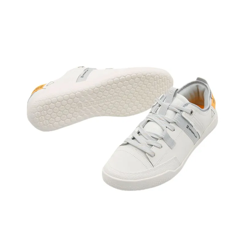 CAT Hextough Slip Resistant Low Top Sports Casual Shoes Unisex White-2