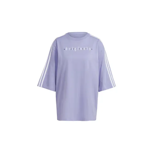 adidas originals Oversized Sporty Tee Purple