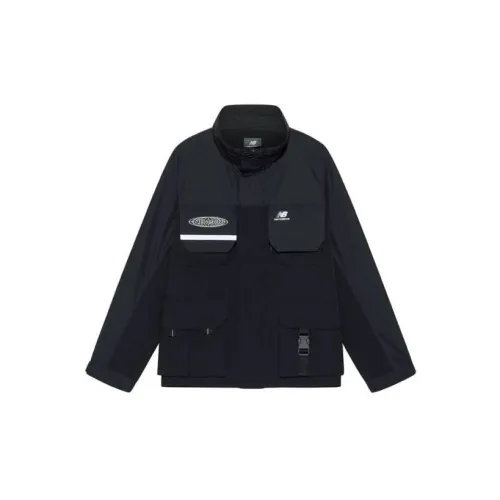 New Balance Jackets Men Black