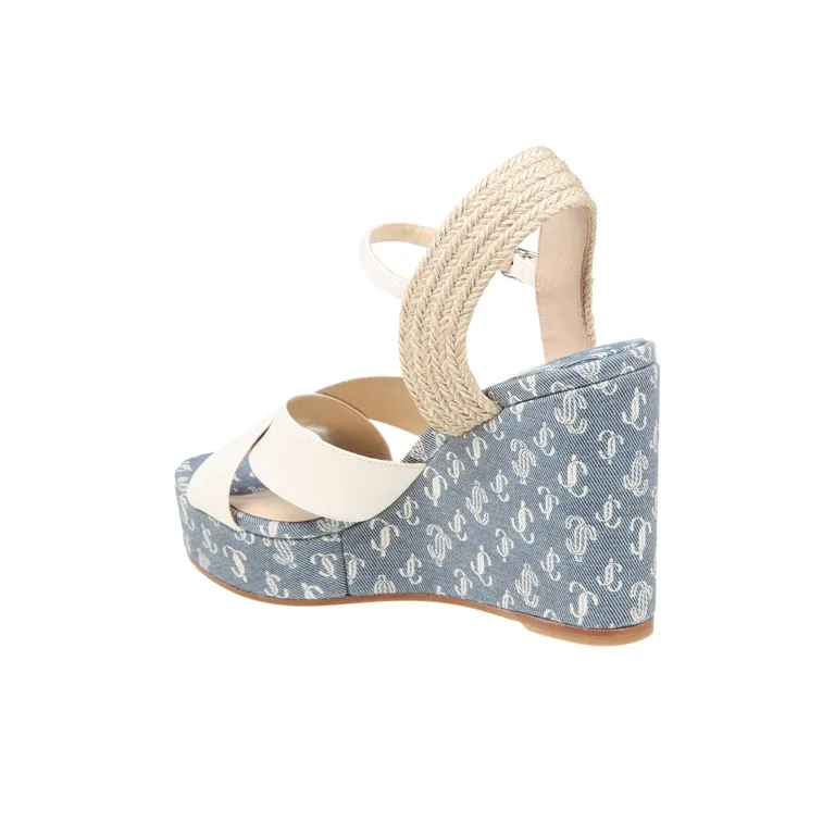 Jimmy Choo Dellena Strap Sandals Women's White-3