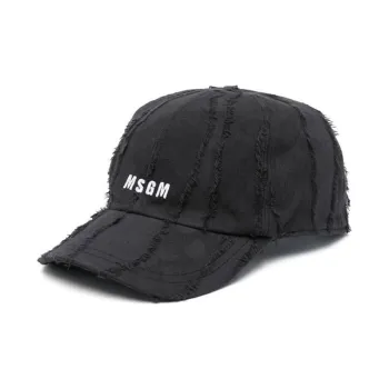MSGM Baseball Caps Men Black