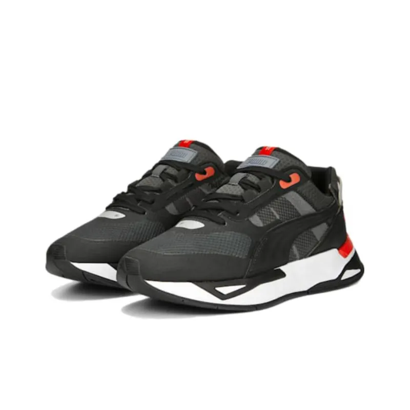 PUMA Mirage Sport Tech Cushioning Anti-Slip And Wear-Resistant Low-Top Running Shoes Unisex Black-2
