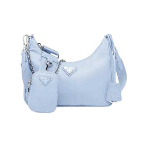 PRADA 2005 Shoulder Bag Light Blue