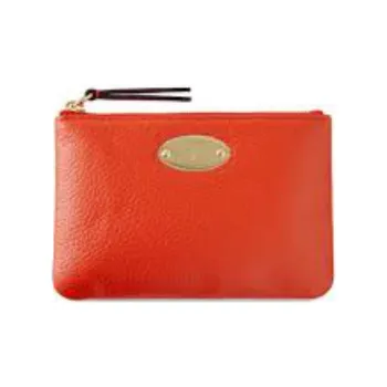 Mulberry Leather Wallet Women's Orange Red