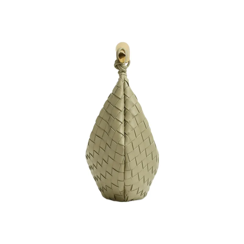 Bottega Veneta Sardine Intrecciato Top Handle Small Travertine-1