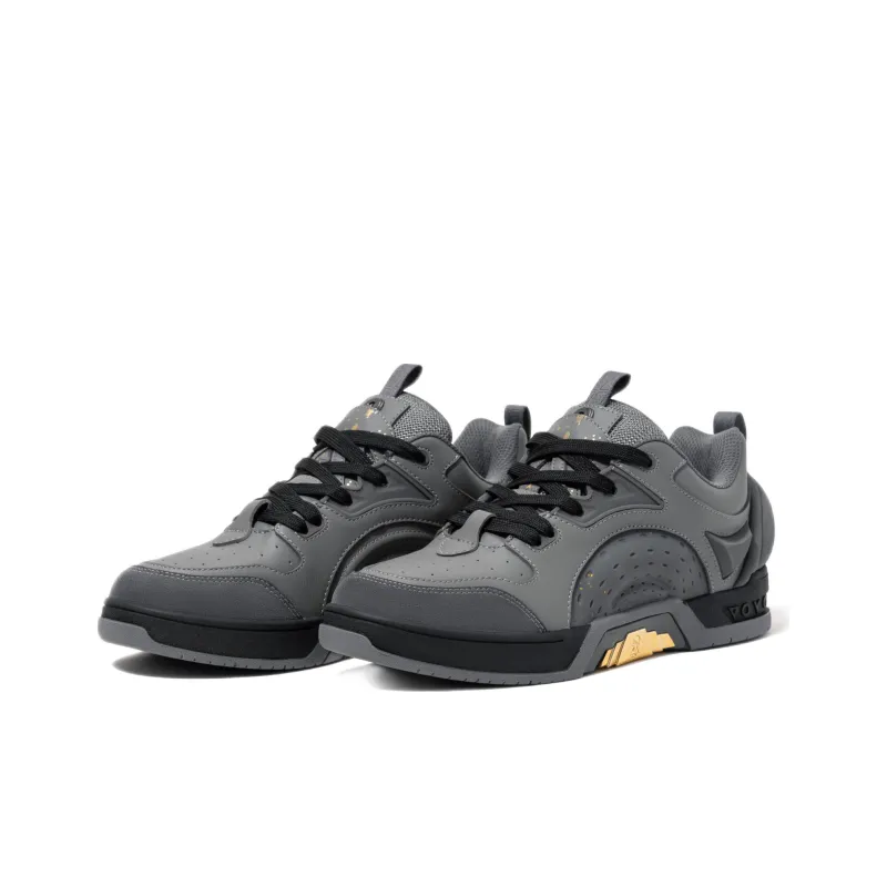 TheOriginAttribute Low Top Skateboard Shoes Unisex Point Stone Gray-2