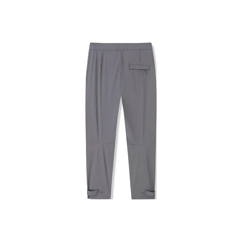 Anta x ANTA X Robert Geller Variety Training Collection Knitted Sports Pants Men's Slate Gray-1