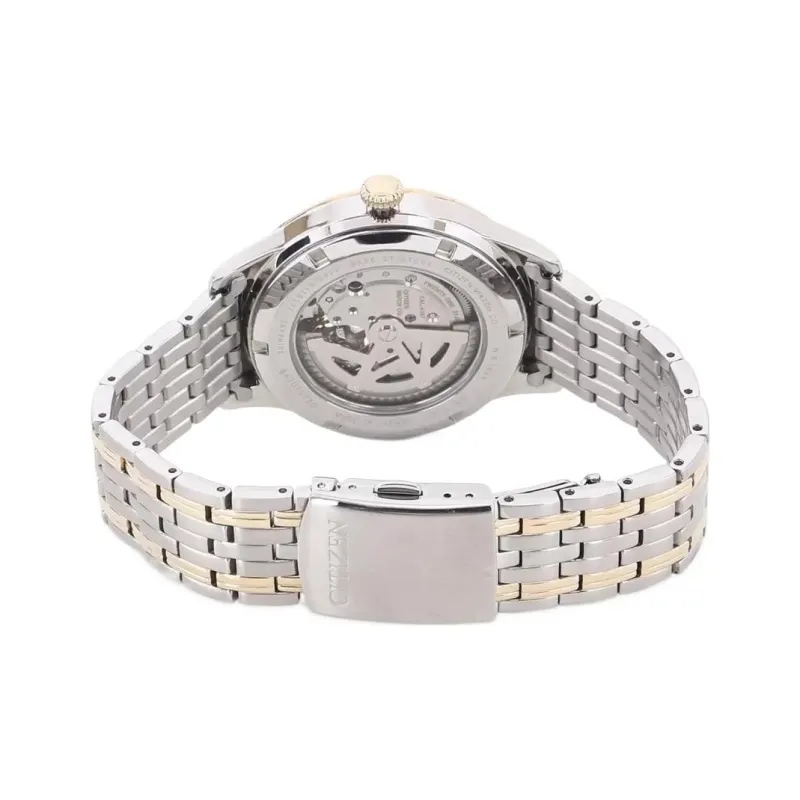 CITIZEN Mechanical Movement Stainless Steel Strap Watch 40mm Men's Watches White Dial NP1026 86A-1