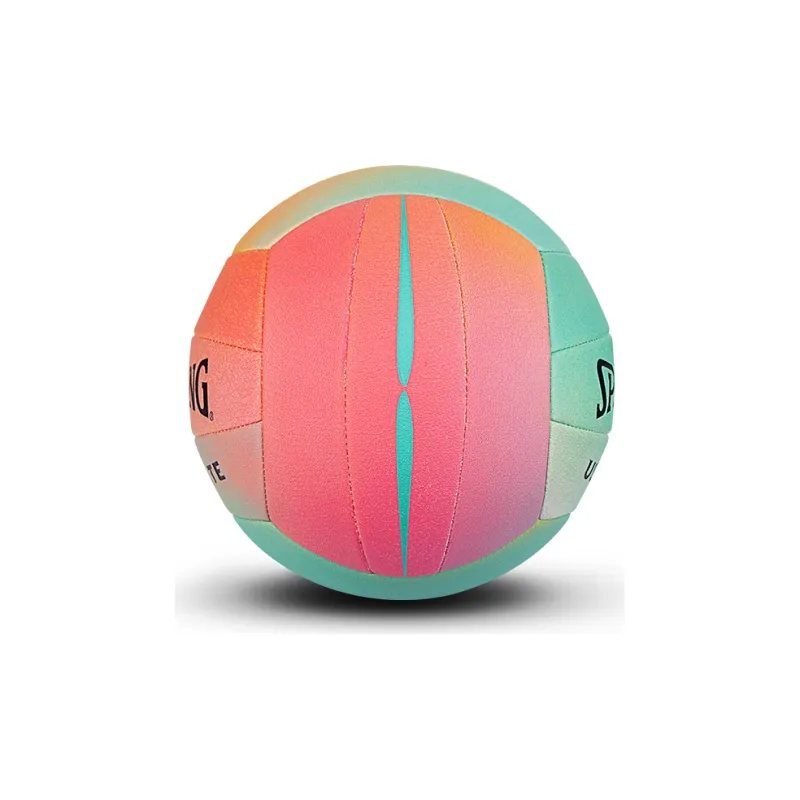 SPALDING Ultimate Series PU Size 5 Volleyball Unisex Green Pink-5