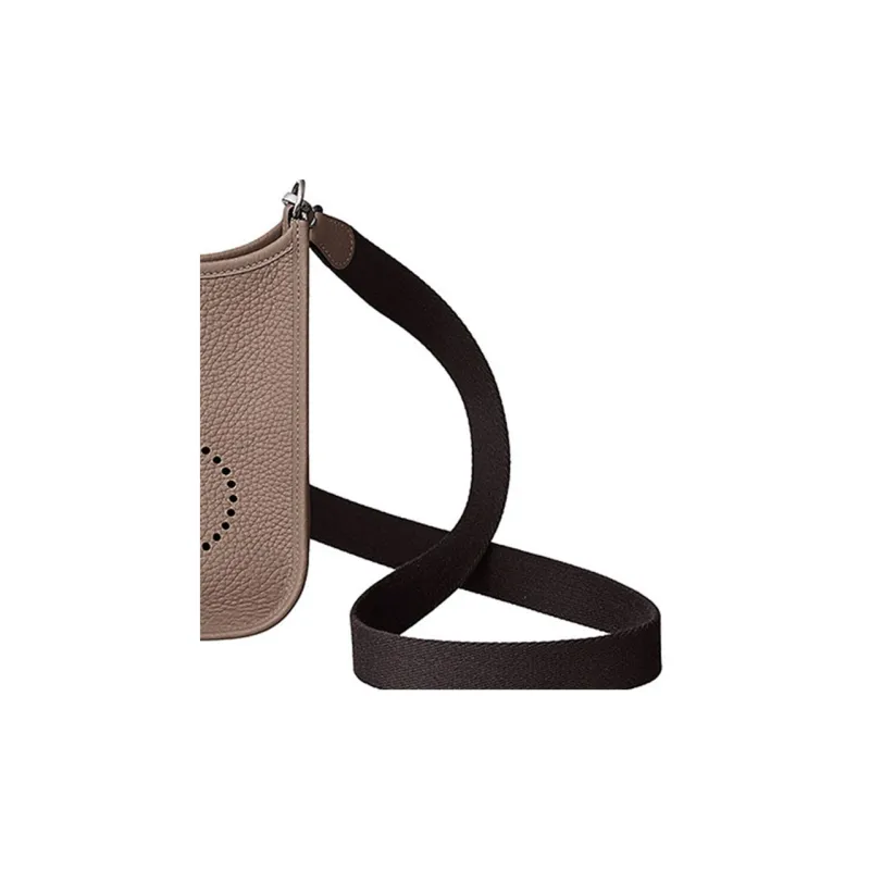 HERMES Evelyne Cow Leather Crossbody Bag, Shoulder Bag Mini Unisex-3