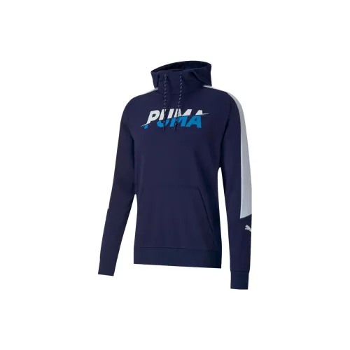 PUMA Sweatshirts Men Tweed Blue