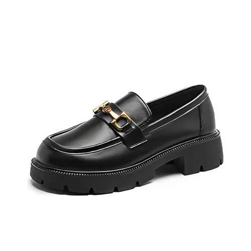 EXULL Q Loafers Women's Low-Top Black