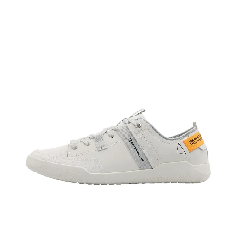 CAT Hextough Slip Resistant Low Top Sports Casual Shoes Unisex White-0