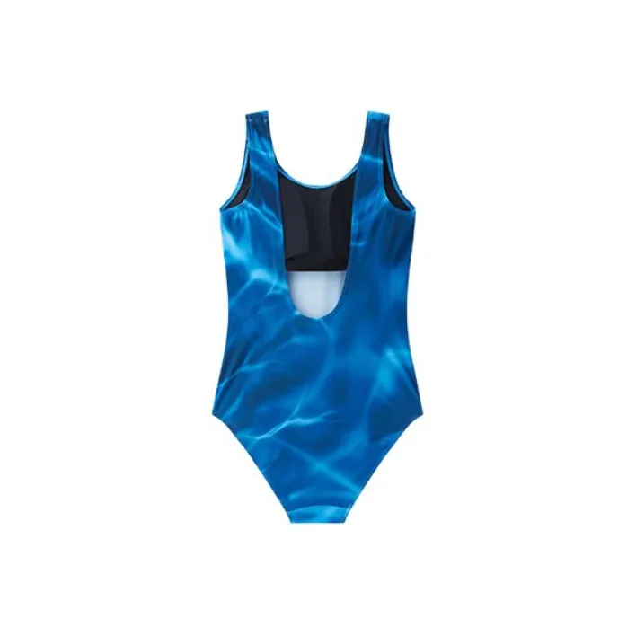 ANTA One Piece Swimsuits Women's Aqua Wave Blue-1