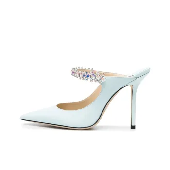 Jimmy Choo Bing 65mm Patent Leather Mules