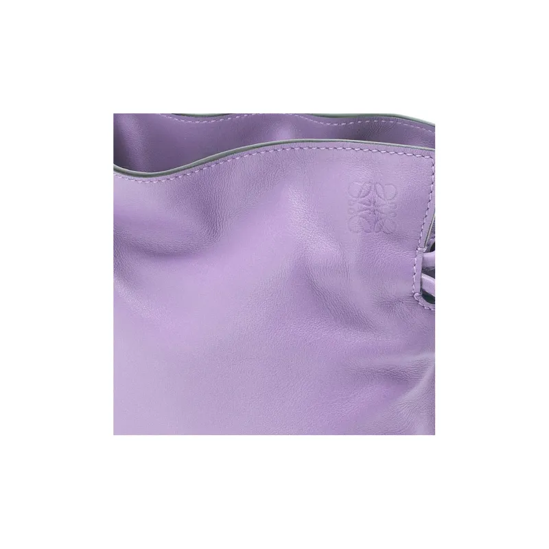 LOEWE Cow Leather One Shoulder Crossbody Clutches Mini Women's Light Purple-4