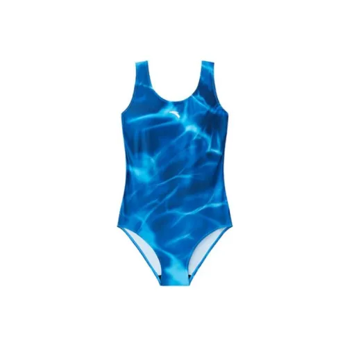 ANTA One-Piece Swimsuits Women's Water Ripple Blue