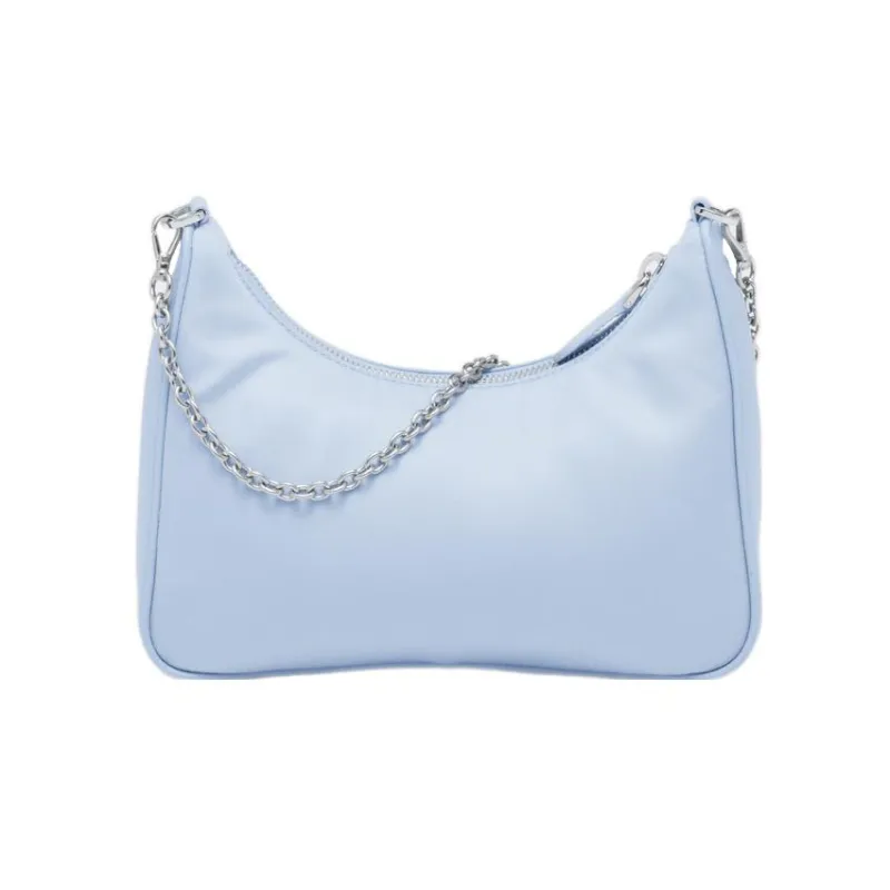 PRADA 2005 Shoulder Bag Light Blue-2