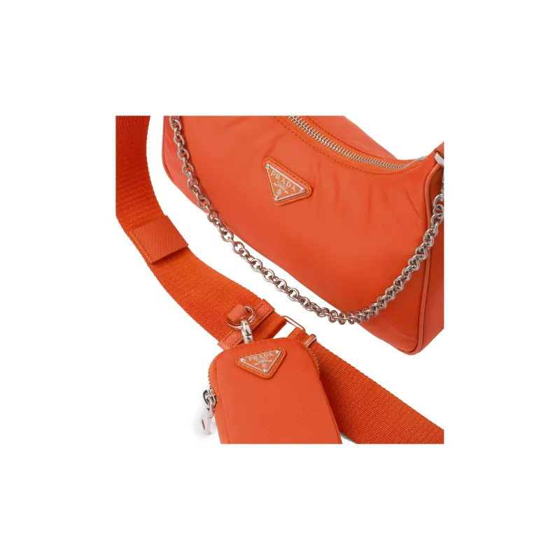 PRADA 2005 Shoulder Bag Orange-3