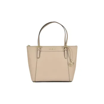 MICHAEL KORS Ciara Leather Tote Bag Shopping Bag Shoulder Bag Handbag Women's Nude