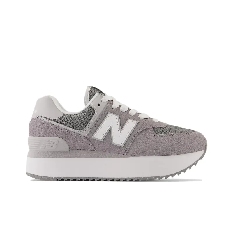 New Balance 574 Plus Shadow Grey Women's-1