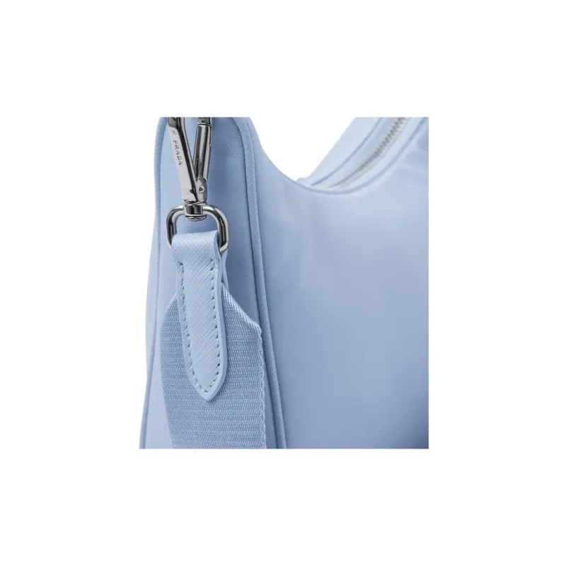 PRADA 2005 Shoulder Bag Light Blue-4