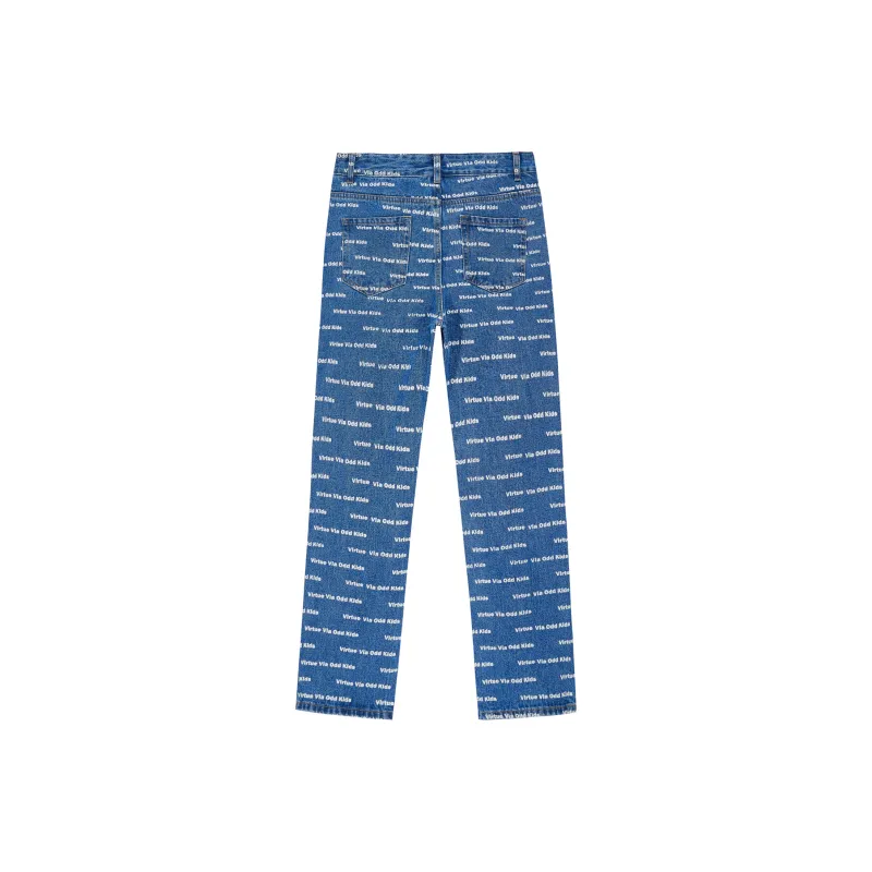 ICONS Lab x VV.OK Jeans Unisex Blue-1