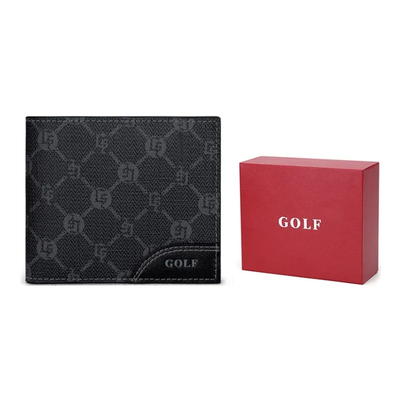 GOLF Pvc Card Holder Document Wallet Coin Purse Small Size Men's Multicolor-0
