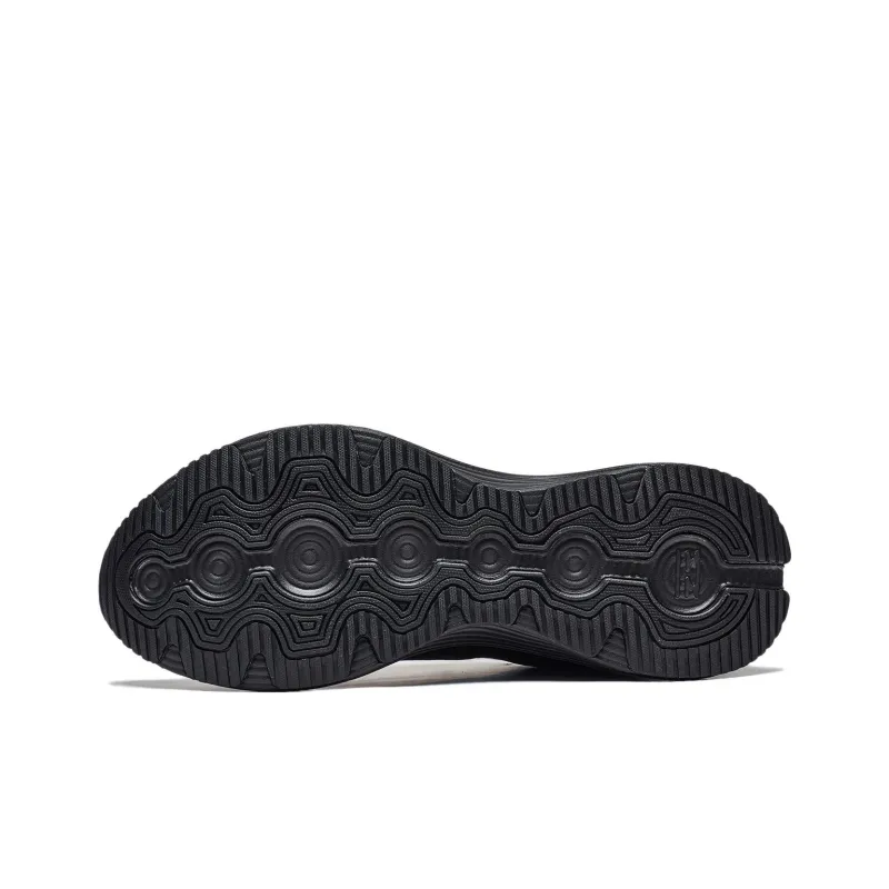 LiNing YueYing Element Anti-Slip Wear-Resistant Low-Top Running Shoes Men's Black Gray-5