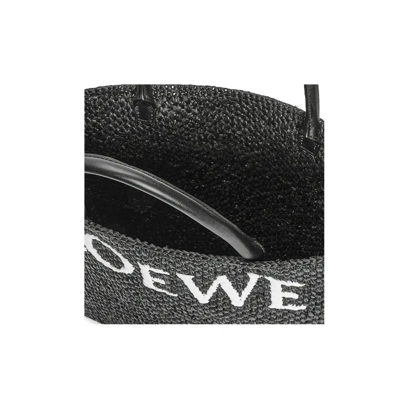 LOEWE Plant Material Tote Bag, Shopping Bag, Shoulder Bag, Crossbody Bag, Handbag Regular Women's Black-4