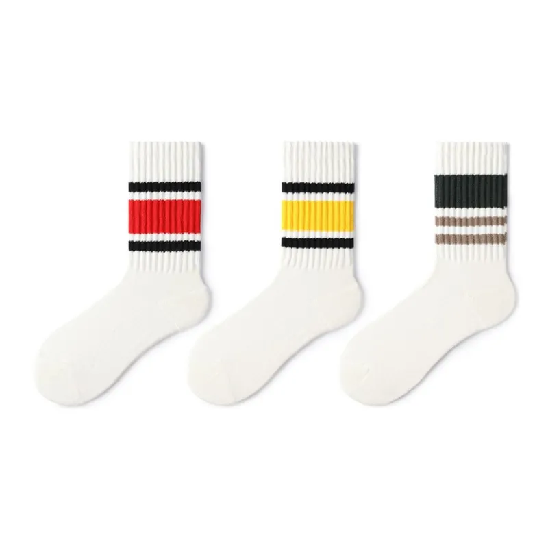 Primeet Mid Calf Socks Unisex 3 Pack-12
