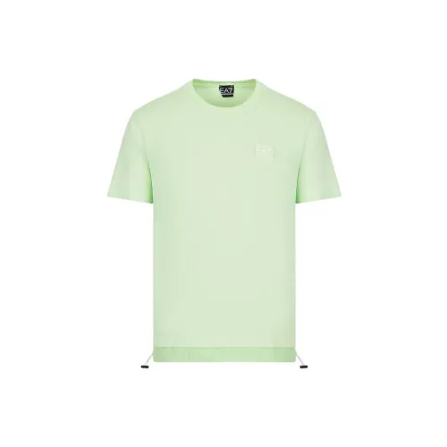 EMPORIO ARMANI T-Shirts Men Neon Green