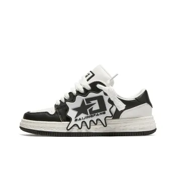 BAIJINGFANG Stylish Skateboarding Shoes Men's Black