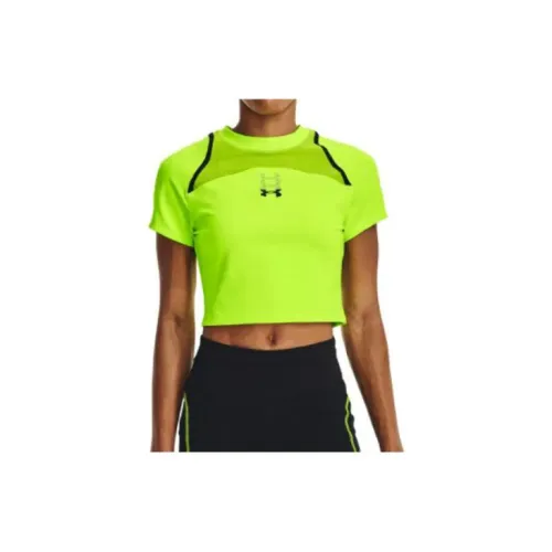 Under Armour Anywhere Crop Tops Women's Green